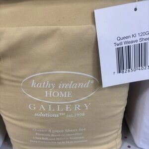 Kathy Ireland Home Gallery Tan Sheet Set